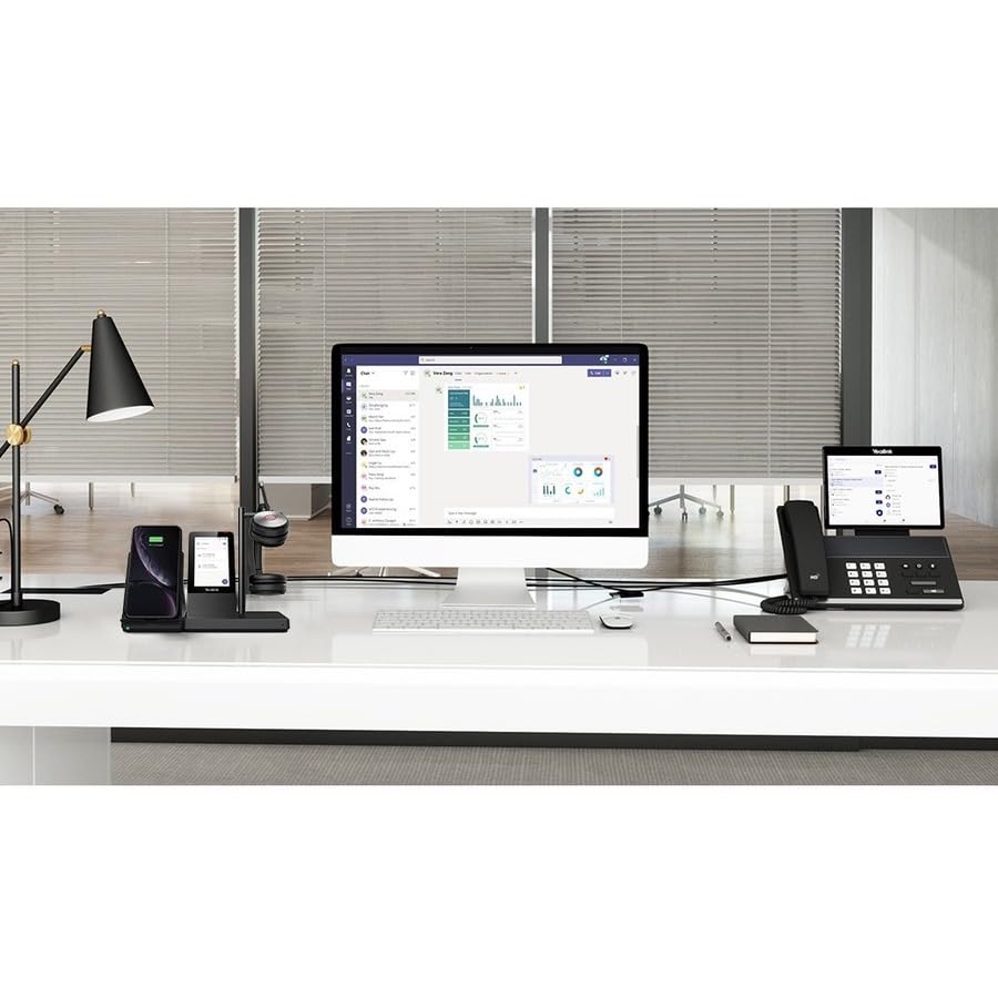 Image of Yealink WH66 Duo UC Wireless Noise Canceling Headset - Headset Works with USB Enabled Computers and Softphones and Also Connects to Desk Phones and Cell Phones with Built in Bluetooth