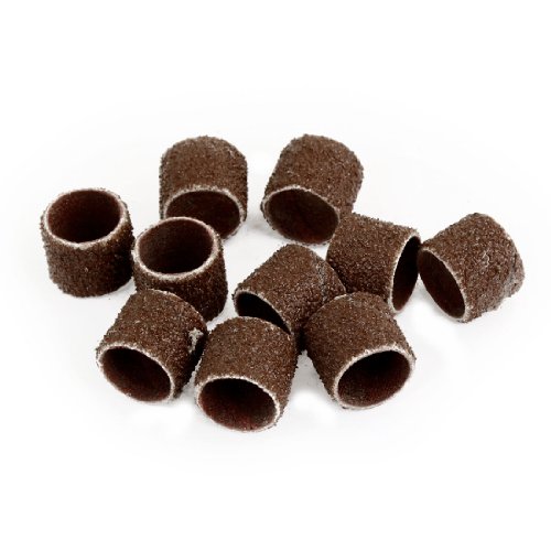 Aexit 10 Pcs Abrasives Cylindrical Shape Polishing Norton Sanding Drum Abrasive Sleeves Model:95as264qo55