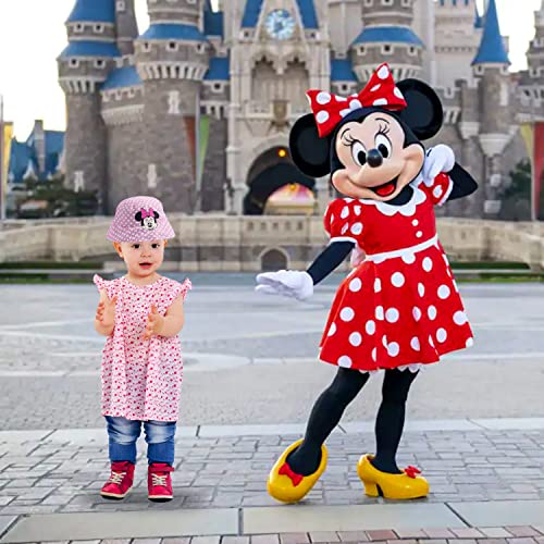 Minnie Mouse Kids Bucket Hat, Toddler Bucket Hat For Summertime, Baby Girl Beach Hat, Sun Hat For Toddlers Lovable Minnie Pink #TOP3