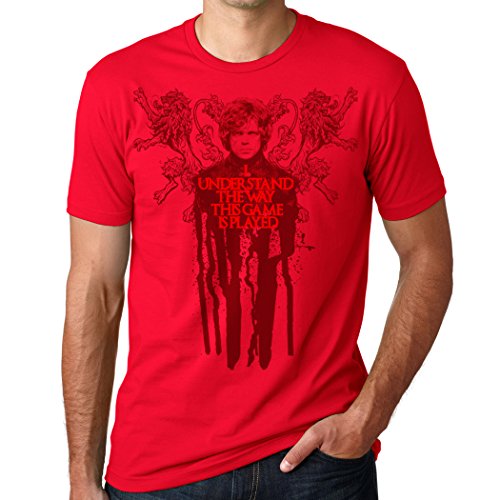 Game of Thrones Tyrion Red Shirt I Understand The Way This Game is Played (X-Large)