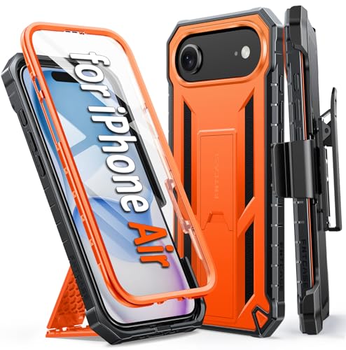 Coque antichoc pour Phone Air robuste FNTCASE pour éviter les fissures avec étui rigide et béquille