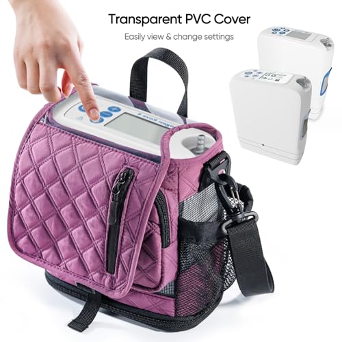 Image of BAGSFY Lightweight Shoulder Carry Bag for Inogen One G5 & Rove 6 - Portable Oxygen Concentrator Tote for Travel