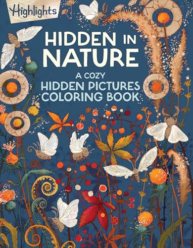 Hidden in Nature: Adult Hidden Picture Coloring Book