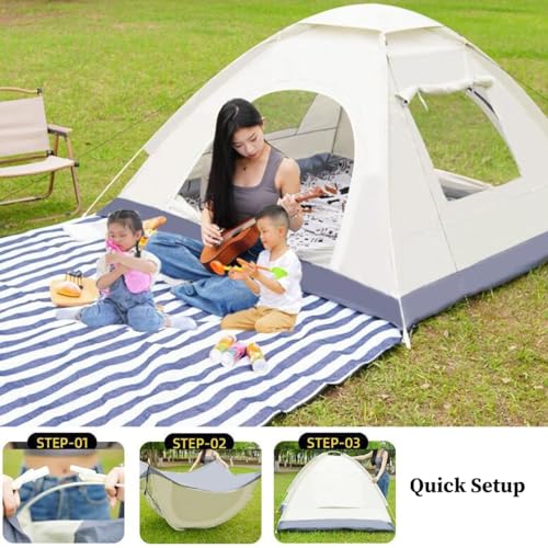 Carpa dome para camping de 3-4 personas GIZNXBA miniatura 6
