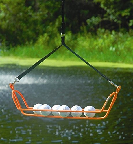 Search 'N Rescue Recuperador de bola de golfe Stretcher, laranja/preto, 9,5 m