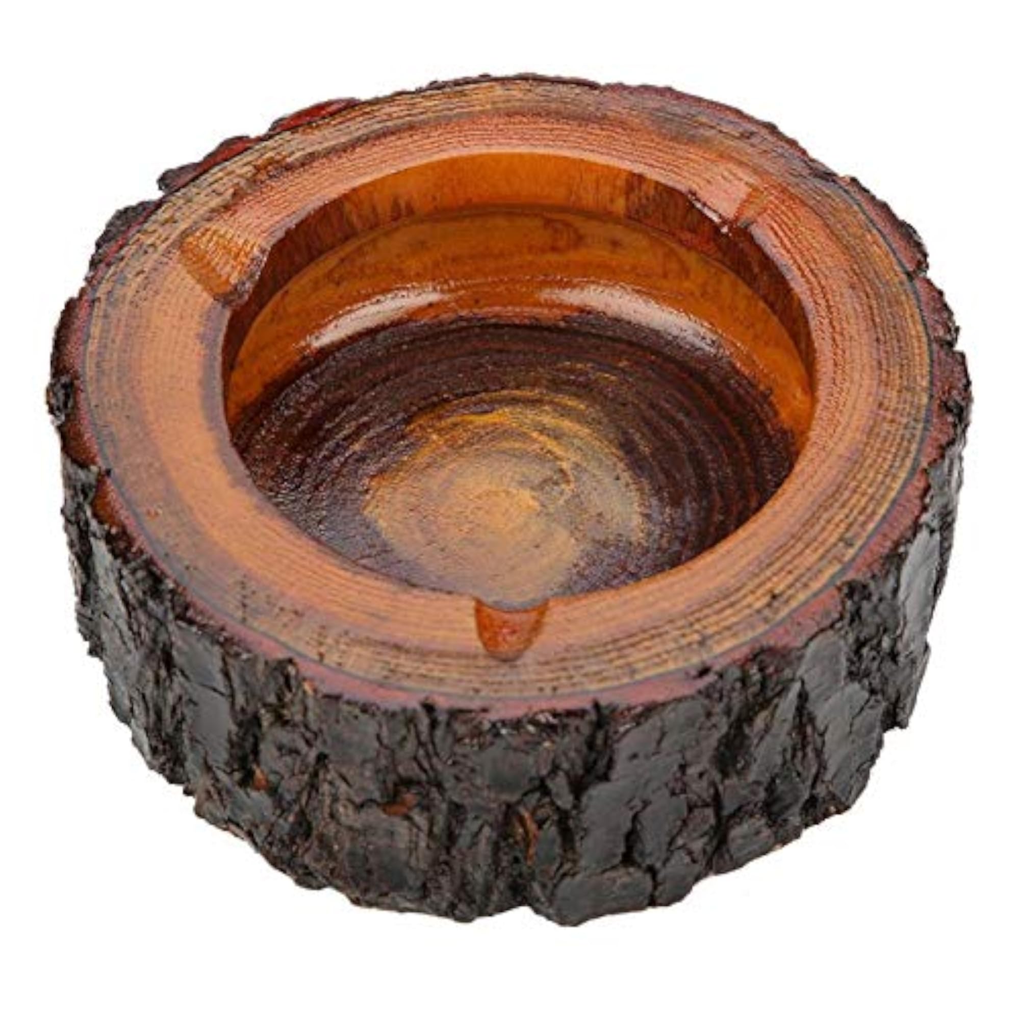 Wooden Windproof Cigar Ashtray, Portable Design