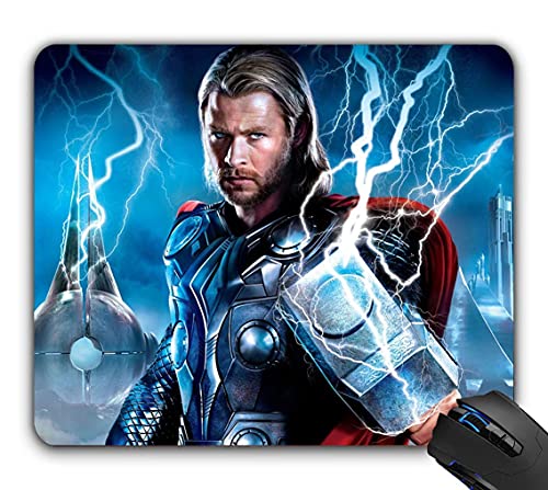 Image of ZORI Avengers - Thor Gaming Mouse Pad - Computer Laptop PC| WFH Office | Anti-Skid, Anti-Slip, Rubber Base | Avengers Superhero | (Thor 01)