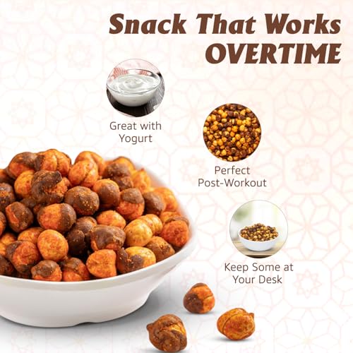 Image of Panchi Roasted Chana Namkeen (400g Pack of 1) Crispy and Nutritious Spiced Snack Perfect for Healthy Munching and Guilt-Free Indulgence Spicy Tangy and Tasty Indian Snack (6 Month Shelf Life)