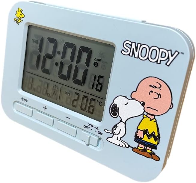 Amazon Co Jp スヌーピー 電波置き時計 目覚まし時計 目覚まし 電波 デジタル カレンダー 温度 表示 ホーム キッチン Amazon Co Jp スヌーピー 電波置き時計 目覚まし時計 目覚まし 電波 デジタル カレンダー 温度 表示 ホーム キッチン