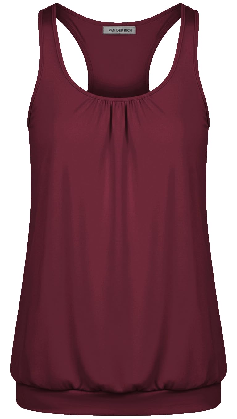 Van Der Rich ® - Camiseta de Tirantes Espalda Nadadora Escote Plisado - Mujer — view 5