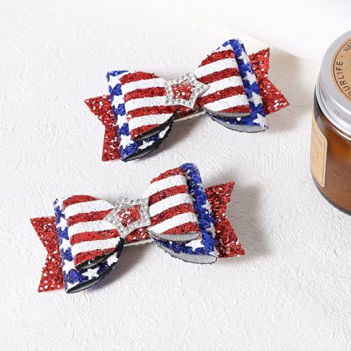 Melyde Pinzas para Cabello con Brillo Día de la Independencia miniatura 7