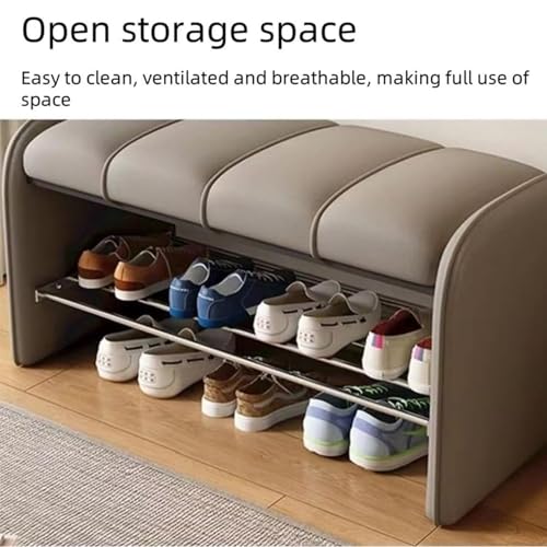 Banc à chaussures pour optimiser l'espace dans une petite entrée - 7