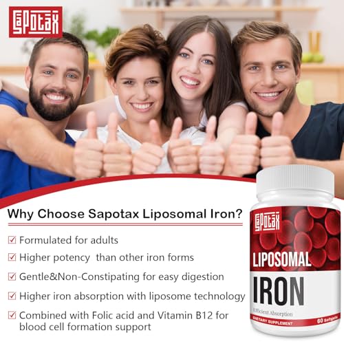 Sapotax Liposomal Iron Softgels