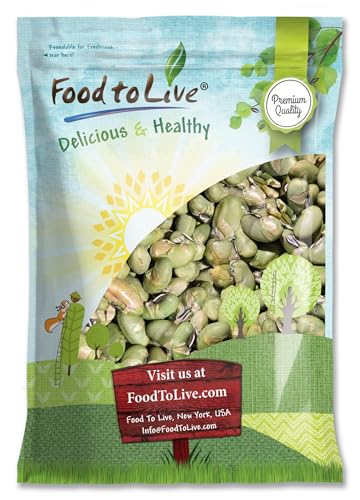 Food to Live Dry Roasted and Salted Edamame Beans, 6 Pounds – Green Soybeans. Crunchy Snack, Lightly Salted. Vegan, Kosher, Bulk
