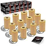 A-Premium 12-PC 10K Miles Protection Oil Filter Compatible with Mercedes-Benz