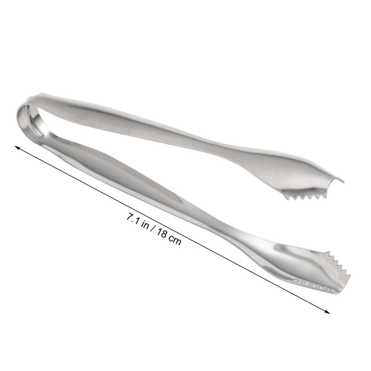 CIYODO 2pcs Mini Ice Tong Stainless Steel Sugar Tongs Versatile Kitchen Tool for Sugar Cubes Ice Cubes Lemon Slices Perfect for Party