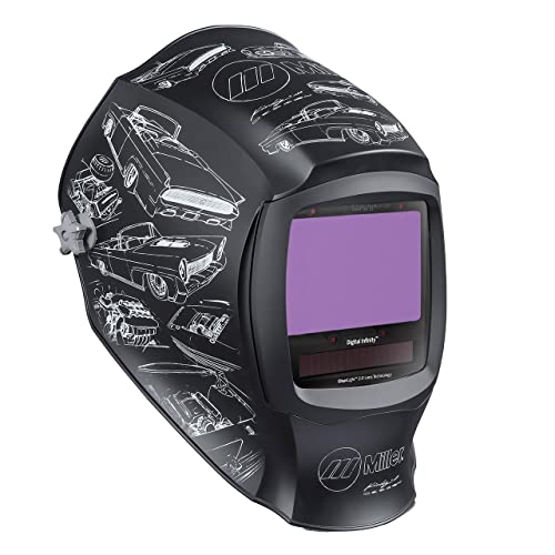 51J7aMUdmGL. SL500 Miller 292933 Digital Infinity '22 Welding Helmet with ClearLight 2.0 Lens, Kindig-it Design