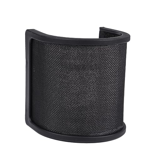 SHOWERORO Pantalla De Explosión u Filtro Antiviento Triple Resistente Al Viento Reducción De Ruido Para Grabación Streaming Protector De Micrófono
