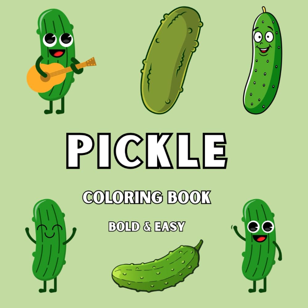 Pickle: Bold & Easy Coloring Book