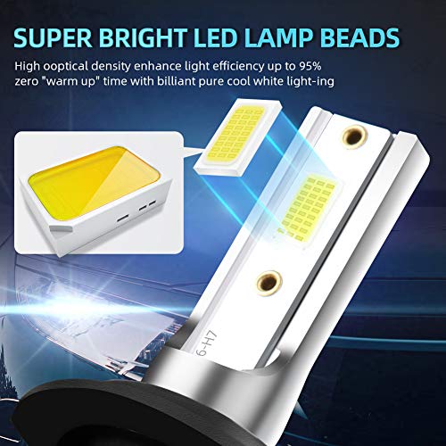 Lámparas LED para Jaguar XJR XJ8 2004-2008 6000K 20000LM Pack 6 miniatura 6