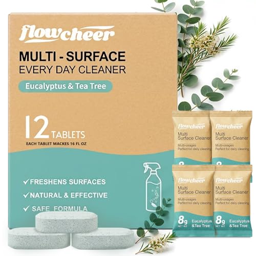 Image of flowcheer Multi Surface Cleaner Refills -12 Pack (Eucalyptus)
