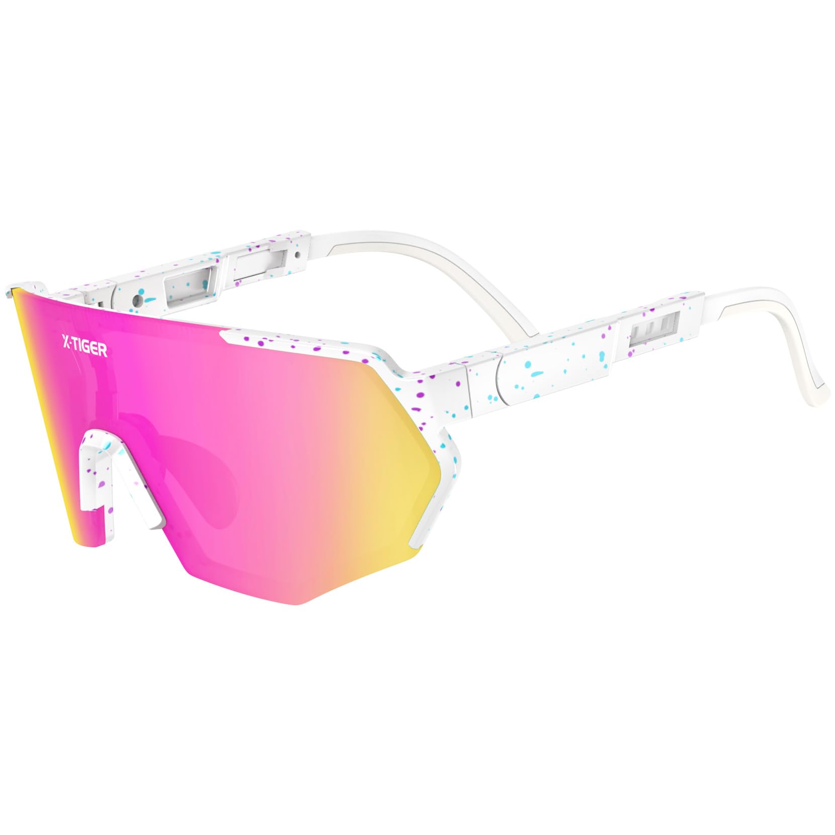 X-TIGER Polarized Youth Baseball Sunglasses UV400 Kids Sunglasses Boys Girls 8-12 Youth for Softball Cycling Sports Glasses