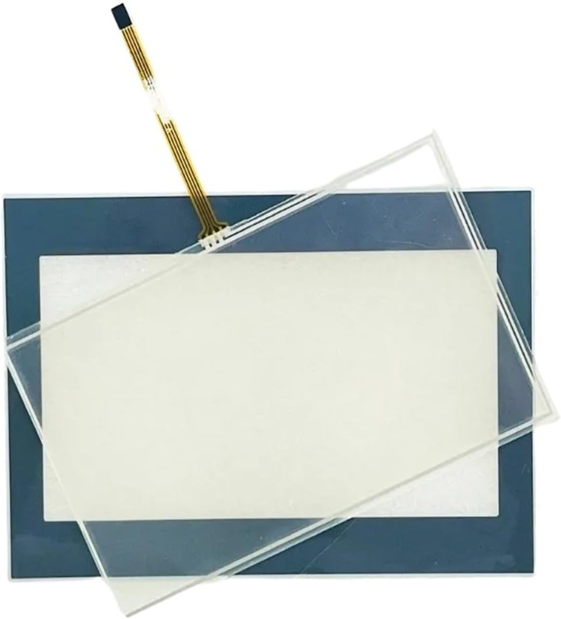 DOP-107WV Touch Screen Panel Glass digitizer, Suitable for DOP-107WV, with Front Cover Protective Film(Touch and Overlay)