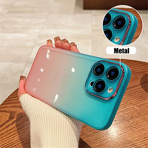 Coque silicone transparente arc-en-ciel pour iPhone 14 Pro Max antichoc - 2