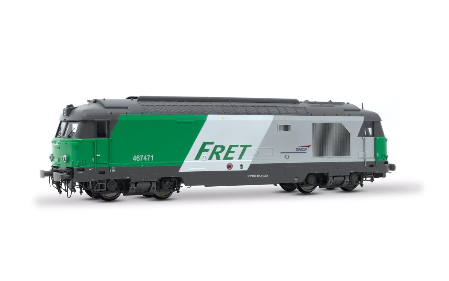 JOUEF HJ2342 SNCF, Locomotive Diesel BB 467471, livrée FRET, ép. Locomotive Diesel VI