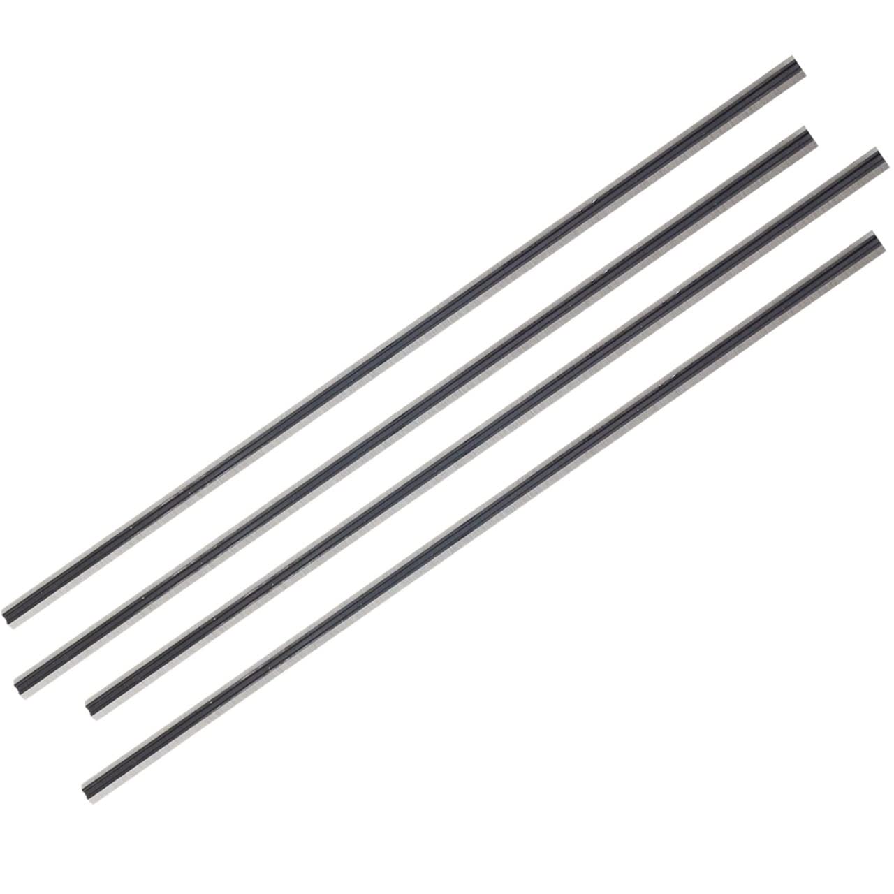DSAINT Cuchillas cepilladoras de 306x8x2,0mm, repuesto HSS for Makita 2012 y 2012NB, cepilladora de espesor tratada con calor, doble filo, 2 juegos = 4 Uds.