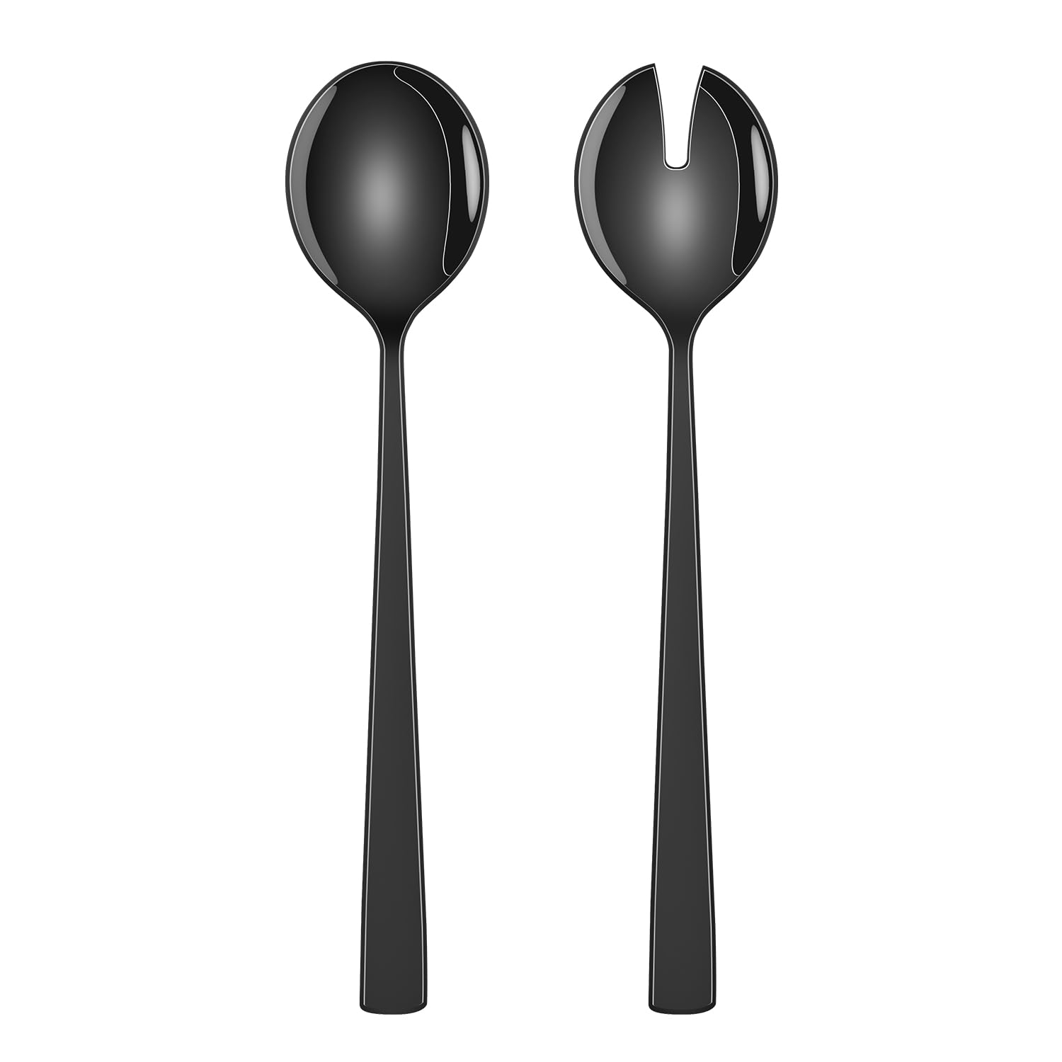 Stainless Steel Salad Servers - 2 Piece Set -11 Stainless Steel Salad Servers - 2 Piece Set -11
