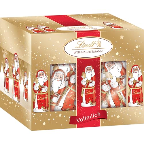 Lindt Schokolade | Mini Santa | 200 g | 20 Mini-Weihnachtsmänner aus...