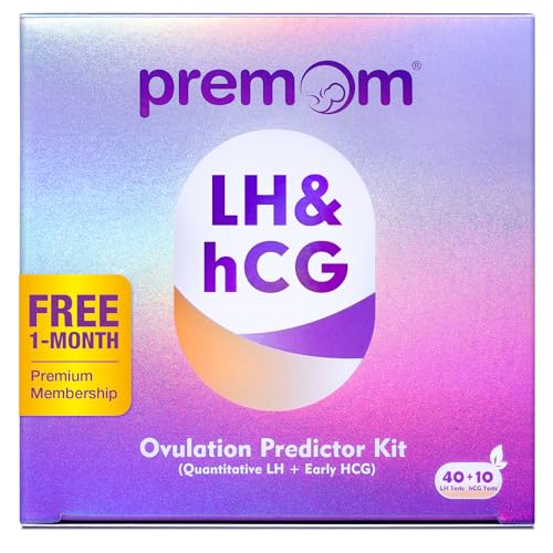 Image of Premom Quantitative Ovulation Predictor Kit:40 Ovulation Tests + 10 Pregnancy Tests - Advanced Ovulation Test Strips Combo 40LH+10HCG Test