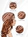 TOFAFA Auburn Brown Synthetic Lace Front Wigs for Women,Fashion Curly Wavy Hair Wig Daily Costume (18 inches,30)