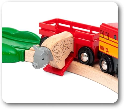Miniatura 4 de BRIO World 33988 Nordic Animal Set | Juego de tren de juguete de madera premium para niños | Diversión interactiva | Compatible con otros juegos de