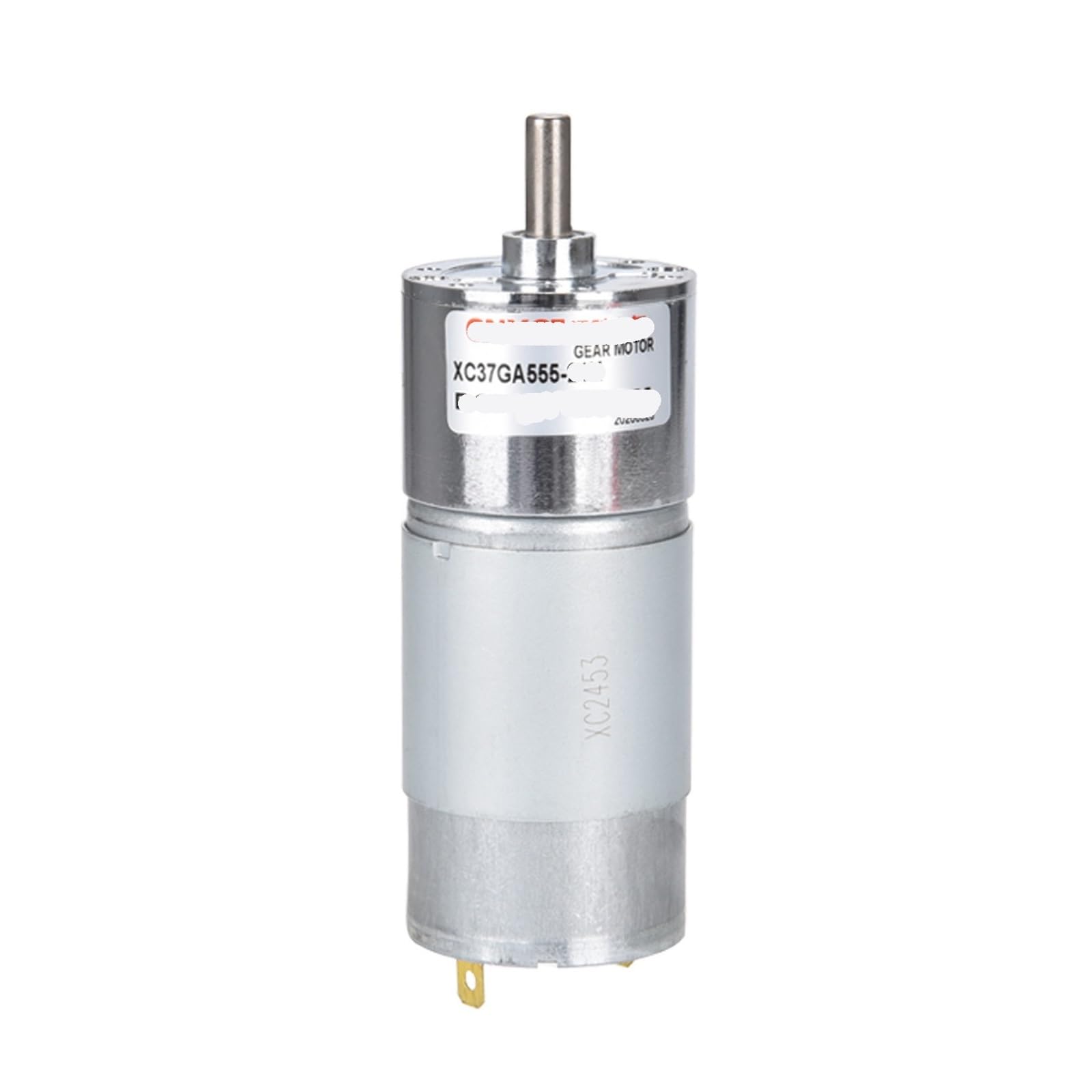 Motor reductor de CC de gran torque 12V y 270 RPM con inversión de giro XC37GA555