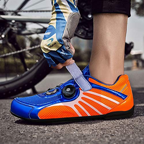 ZJH Shoes Outdoor Ultrlight Ciclismo Shoes Men Women Road Bike Sneakers Summer Mesh Respirável Coado