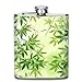 Produktbild cool flasks Stainless Steel Flasks 7 Oz Art Maple Leaves Watercolor Whiskey Flask Hip Flask Leak Proof Wine Men Women