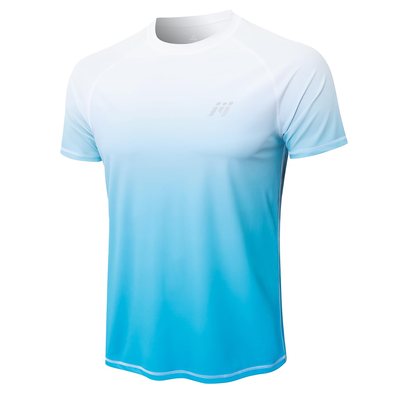 MEETWEE Mens UV Shirt Rash Guard UPF 50+ T-Shirt Swimming Shirt Short Sleeve Shirt Quick-Drying Lightweight Breathable Outdoor Water Sports Swimming Shirt