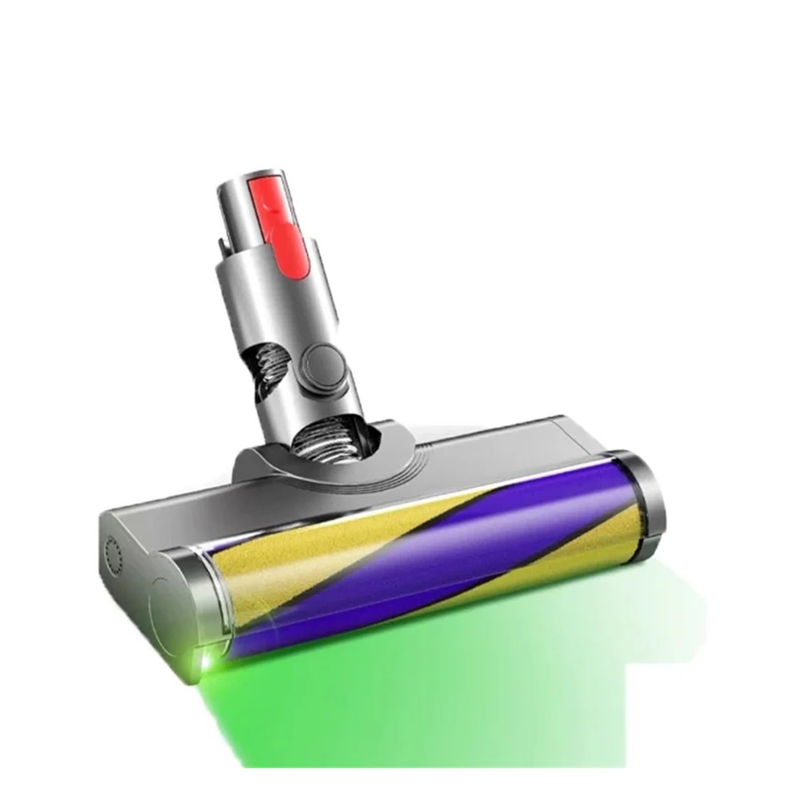 Cepillo Dyson V11 V15 V10 V8 con ruedas y luz LED, cabezal suave para aspiradoras