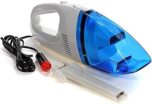 12V Mini Handheld Portable Vacuum Cleaner Wet & Dry Canister Cleaner Outdoor For Vehicle, Boats/ RV’s, Upholstery, Inflate mattresses and inflatable toys …