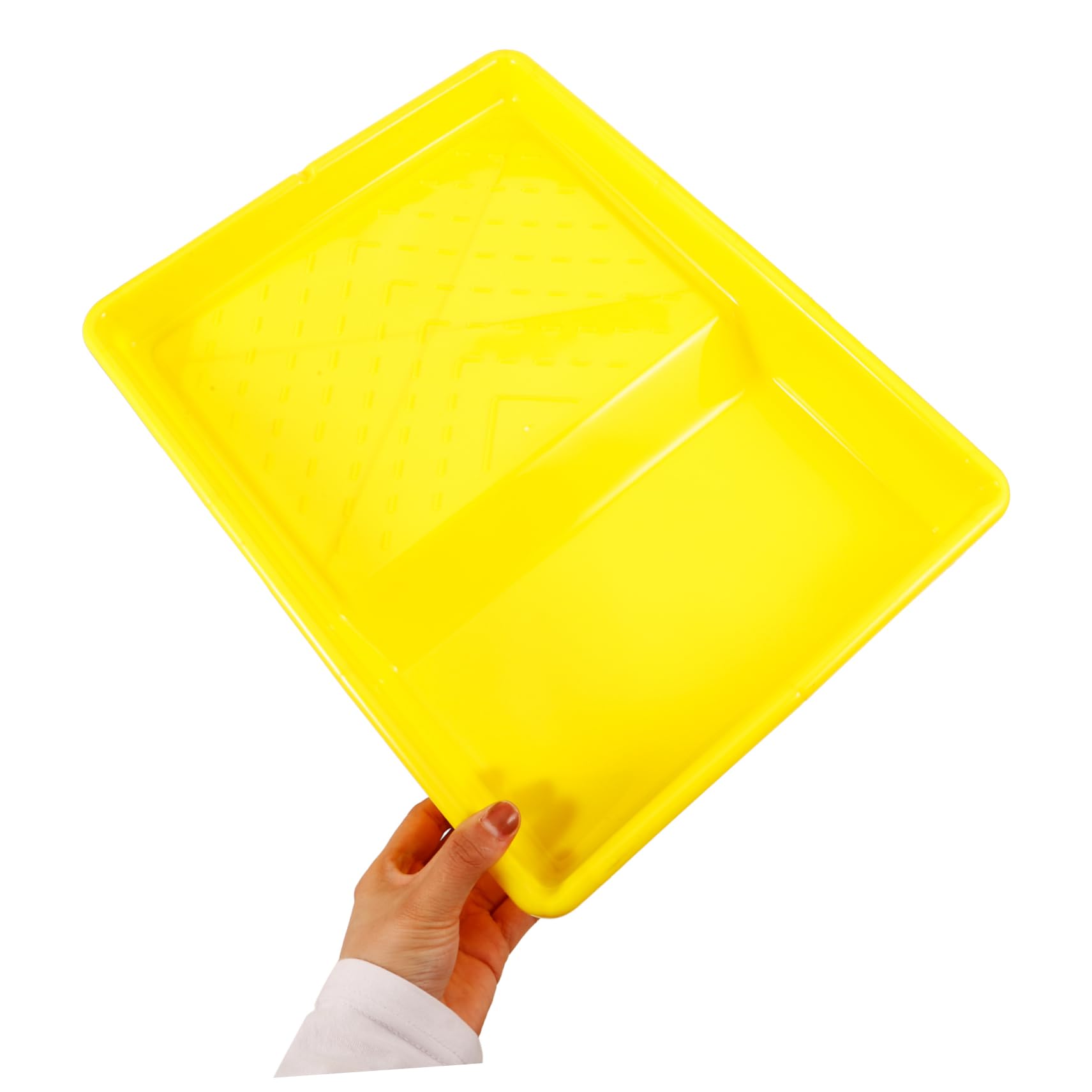 HOLIDYOYO Plastic Paint Roller Tray Mixing Tray for Paint Wide Application for Boys and Girls Craftsman Amateur