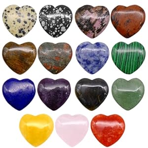 Ovbova Herz Glücksbringer Kristallset 15 Stück