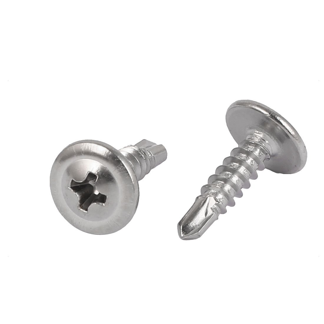 Viti autoperforanti a testa bombata A4 in acciaio inox 4,2x16, 18 pz