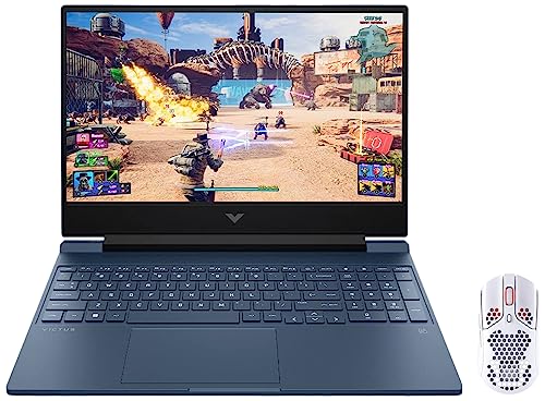 Image of HP Victus Gaming Laptop AMD Ryzen 5 5600H 15.6 inch(39.6 cm) FHD IPS Gaming Laptop & Pulsefire Haste Wireless White