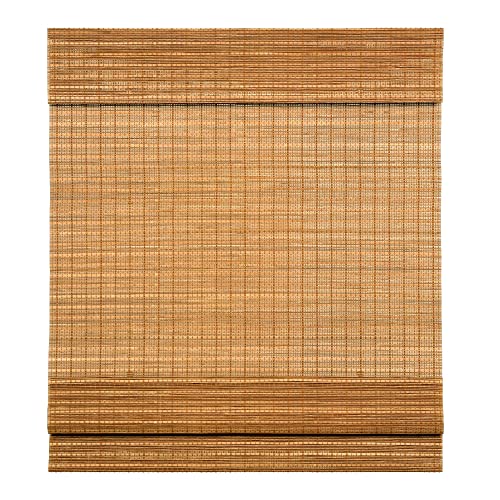 Lazblinds Cordless Bamboo Roman Shades, Light Filtering Window Treatment, Roll Up Bamboo Blinds For Window 30'' W X 60'' H #TOP16