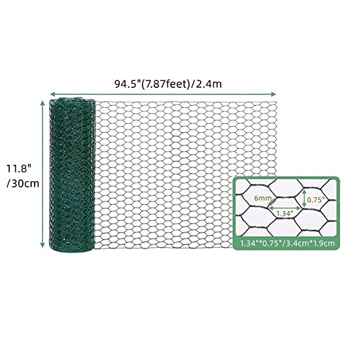 XZJMY Floral Green Netting for Craft, 12x95 inches, Home DIY