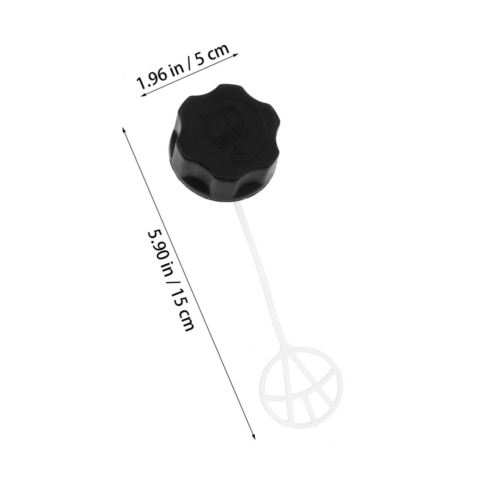 Tapa De Tanque De Aceite Para Accesorio De Motosierra Desbrozadora Compatible Negro