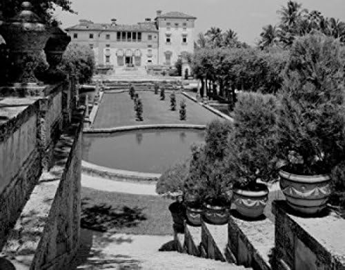 Posterazzi USA Florida Miami Vizcaya House and Gardens Home of Late James Deering Now The Dade County Art Museum Póster impresión (24 x 36)