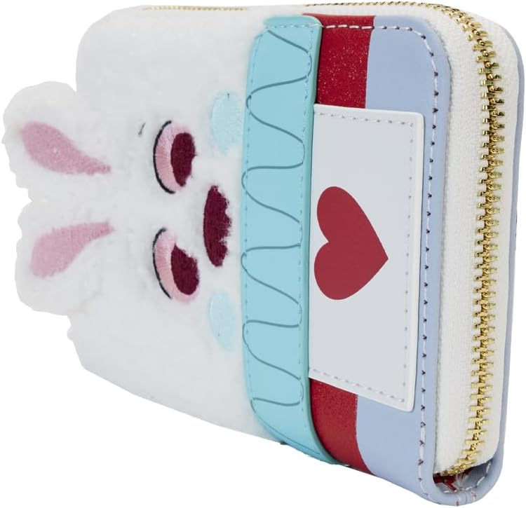 Loungefly Disney Alice in Wonderland White Rabbit Zip Around Wallet